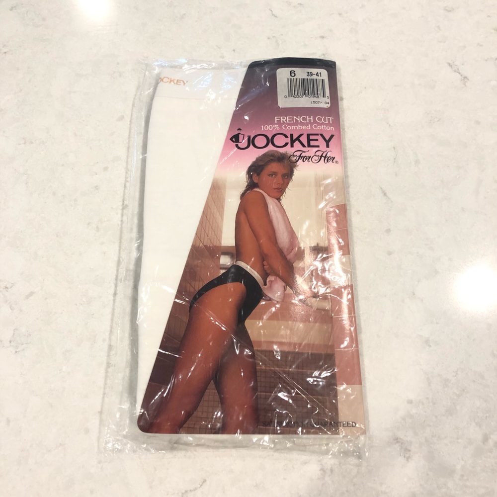 Vintage 1989 Jockey French Cut Panties—Size 6